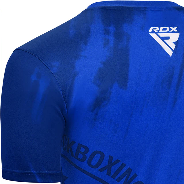 RDX T1 WAKO Onayli Spor Tisört Profesyonel Kick Boks ve Dövüs Sporlari Antrenman Tisörtü