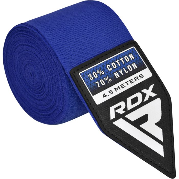 RDX Plus Boks El Bandaji Mavi 4.5 Metre Profesyonel Bilek ve El Destek Bandaji
